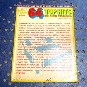 Vintage 64 top hits chord organ music